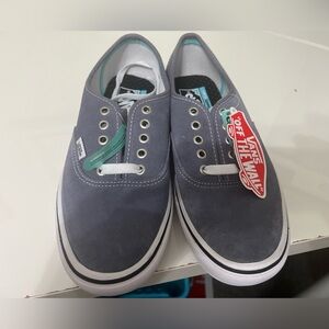Vans Comfy Cush Suede Granite Blue Mens 7.0 Women’s 8.5 Sneaker New with Tags